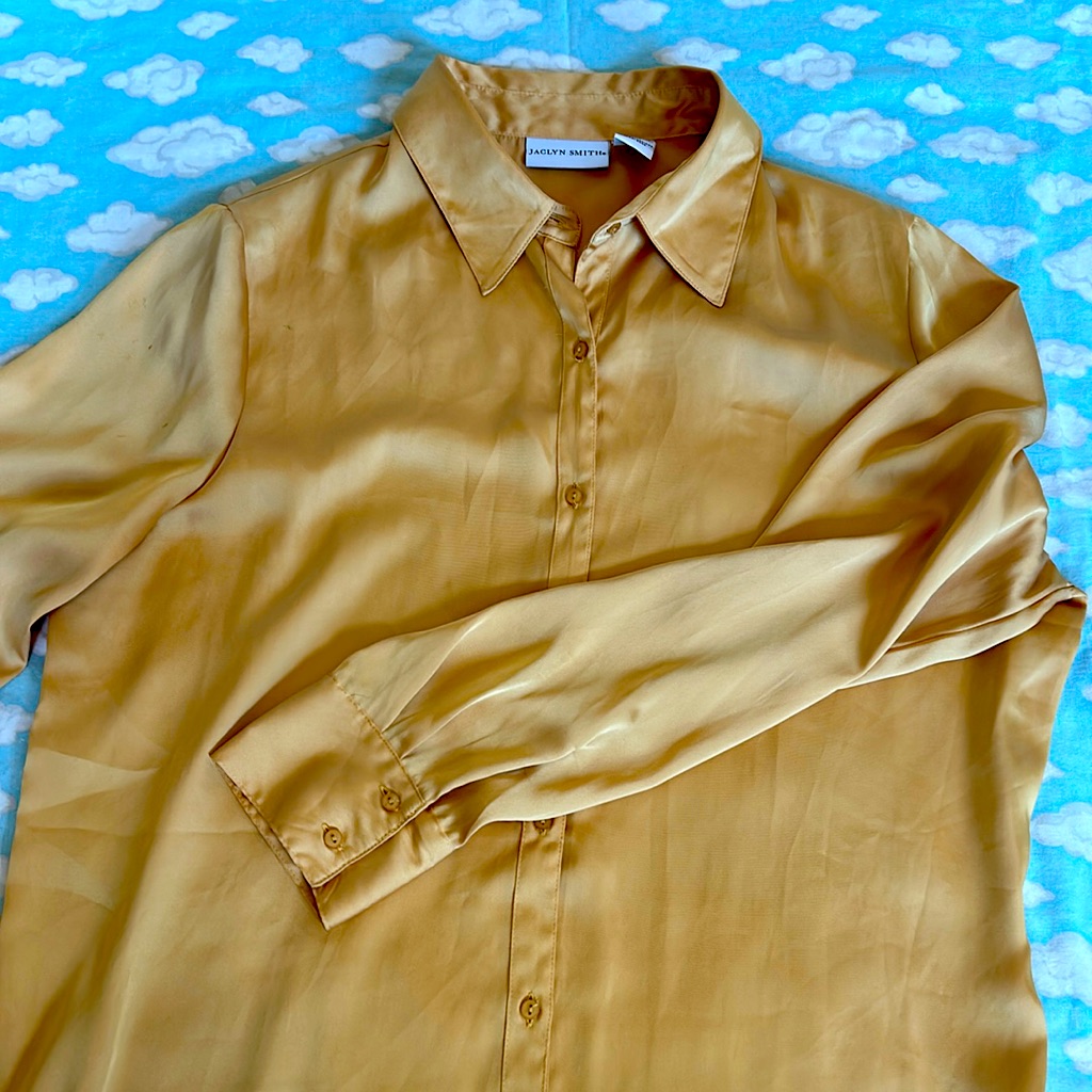 Yellow Button Up